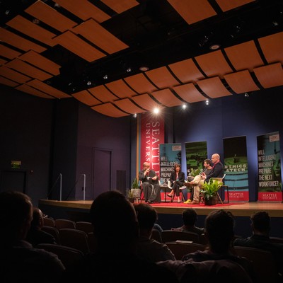 A photograph of the Ethics and Tech Conference 2023
