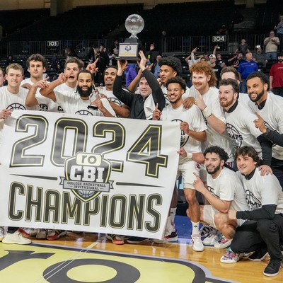 SU men's basketball team shot — champions of the 2024 Ro College Basketball Invitational