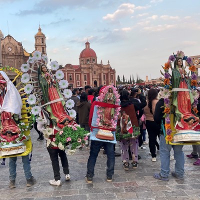 people celebrate a feast day in mexico