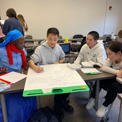 English language learning center tutoring photo