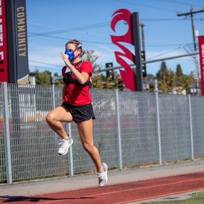 Student testing while running