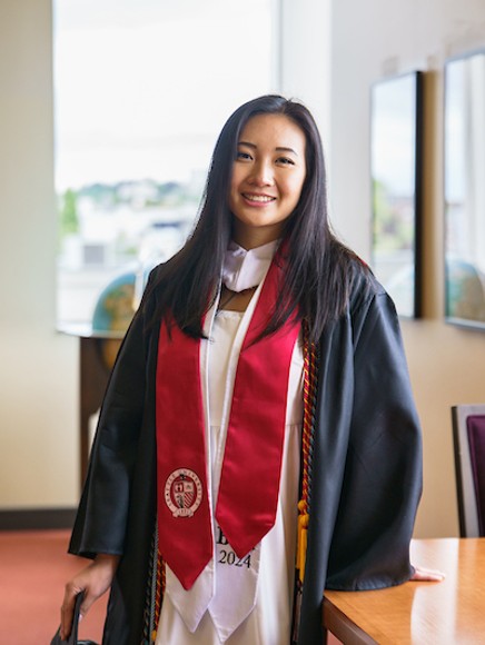 2024 Bachelor of Science in Nursing graduate Adeline Ong