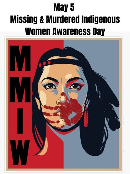 Missing and murdered Indigenous women poster.