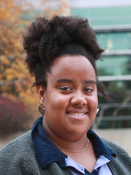Serena Oduro on campus