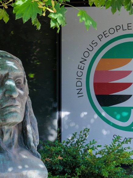The front of IPI with the logo and statute.