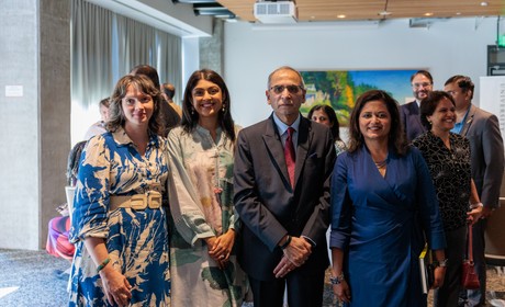 Center's team along with Indian Ambassador