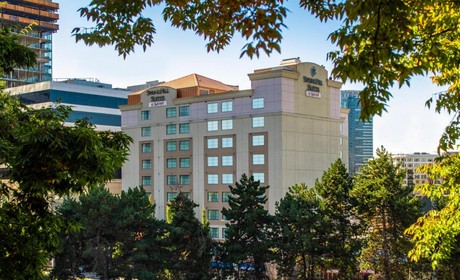 The exterior of SpringHill Suites