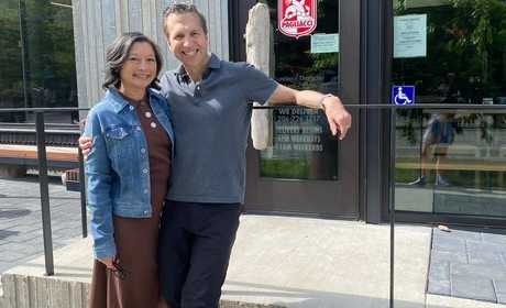 Pagliacci Pizza co-owners Michelle and Matt Galvin