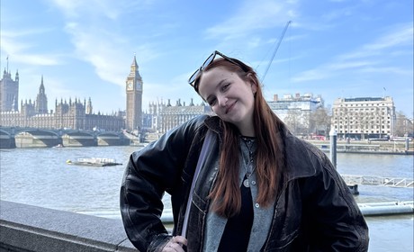 A student in London
