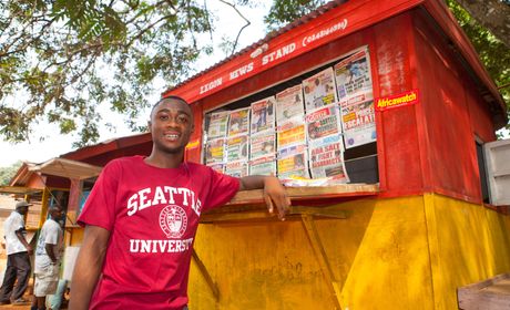 seattle university student in ghana