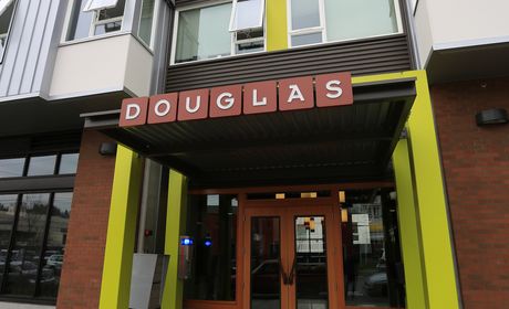 Apartment building on campus