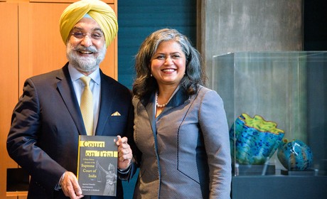 Indian Ambassador Visits SU