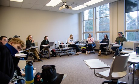 tudents in a classroom