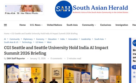 Coverage of summit in SA Herald