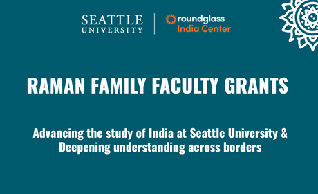 Header advertising the Raman Family Faculty Grants