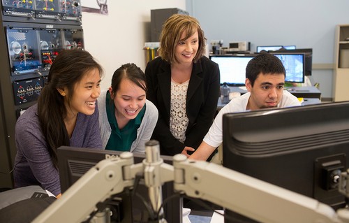 Professor with Students