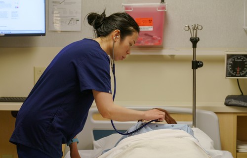 CNHS Student bedside