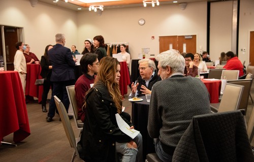 Alumni and students talk about careers