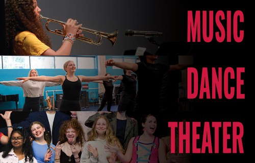 Students engaging in art activities