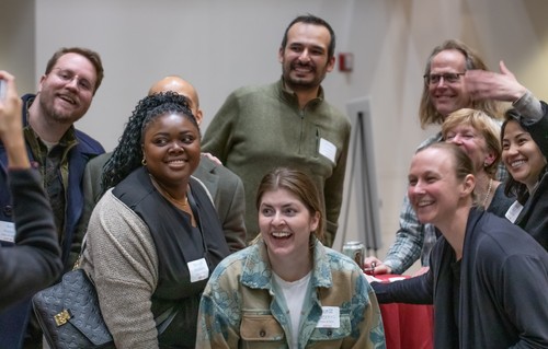 Graduate Students celebrating