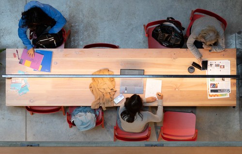 Students Studying