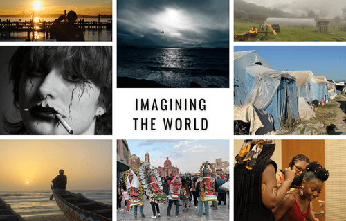 imagining the world photo collage