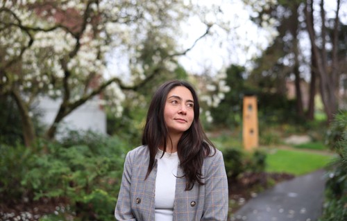 Theranos whistleblower Erika Cheung photographed in Seattle University