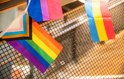 Picture of flag banner