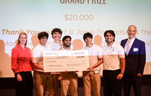 Gnome, the grand prize-winner team in the 2026 Harriet Stephenson Business Plan Competition