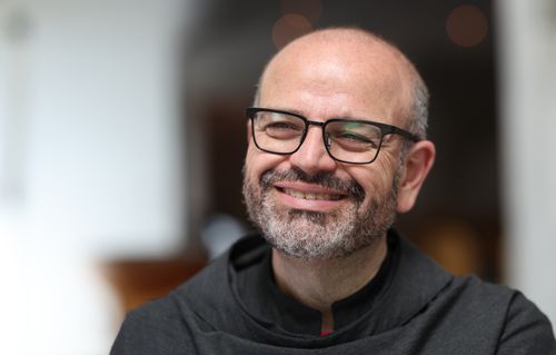 A portrait of Father Paolo Benanti