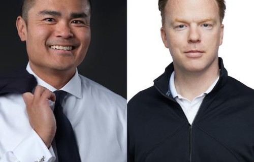 Image of Chris Canlas, ’00, and Rob Nielsen, ’07