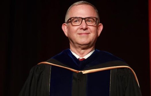 Provost Shane Martin at graduation 