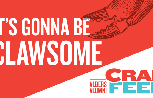 Its Going to Be Clawsome Albers Crab Feed Website Banner