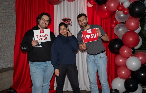 SU Gives trio