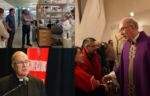 Father Steve collage