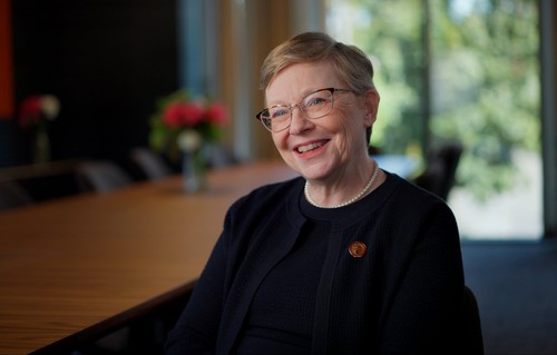 President Maura Mast smiling