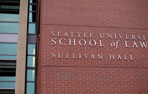 Exterior shot of the School of Law
