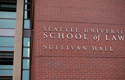 Exterior shot of the School of Law