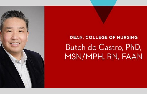Butch de Castro, dean of the College of Nursing