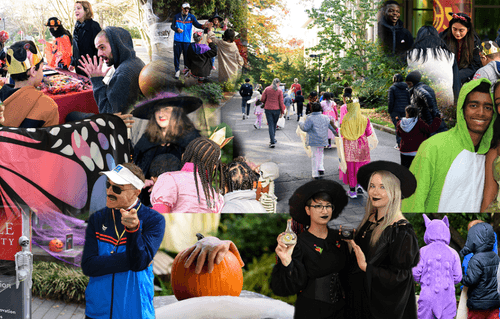Halloween collage from SU