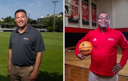 Men's coaches for women's basketball and men's soccer