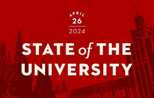 Logo for the State of the University