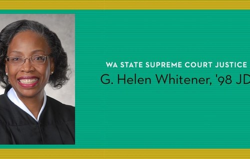 Graphic featuring WA Supreme Court judge Whitener