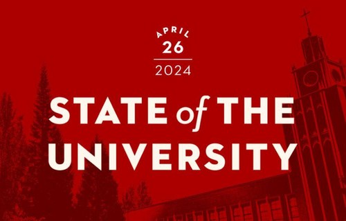Logo for the State of the University