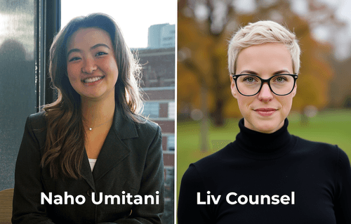 Portraits of two SU students who are Truman finalists