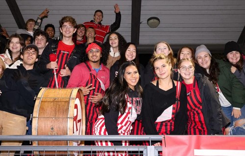 Photo featuring students as part of Redzone.