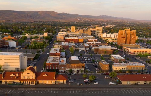 Yakima Valley aerial shot