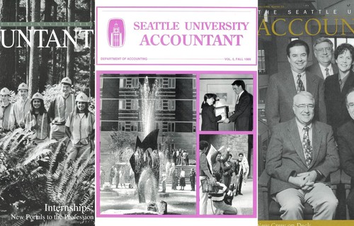 Three back issues of The Accountant magazine