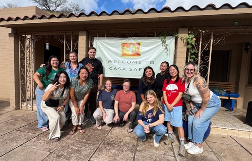 immersion trip outdoors group shot