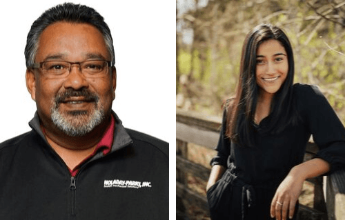 Profile pictures of BJ and Cymran Giri